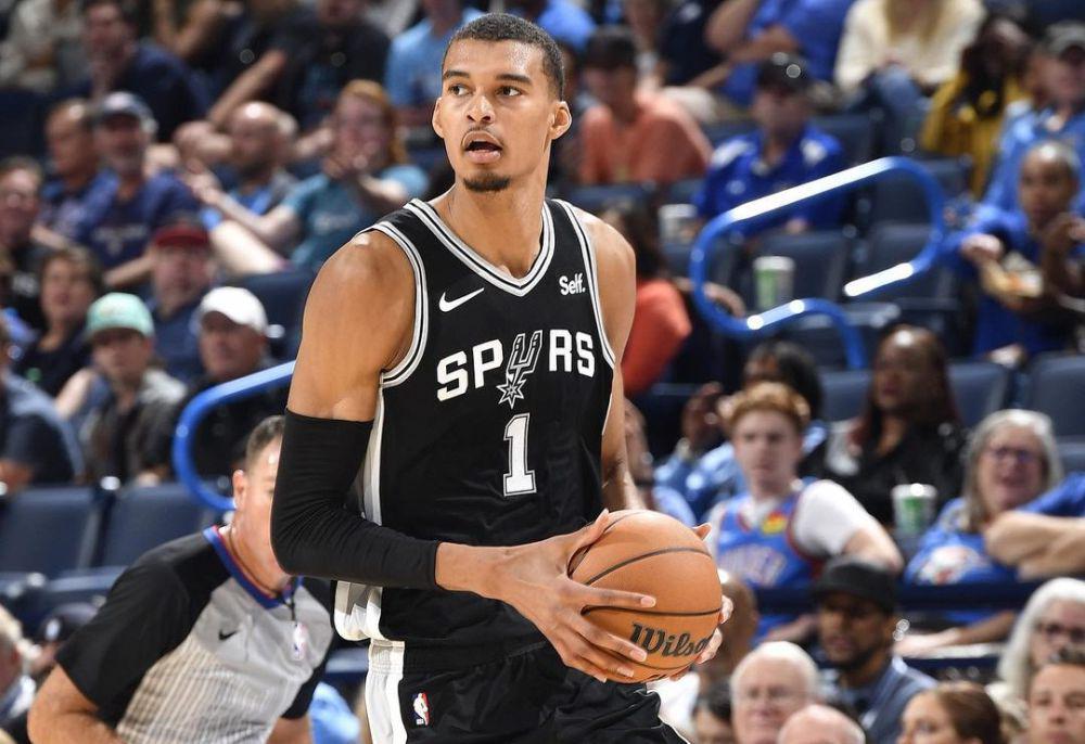 Victor Wembanyama salah satu pemain muda San Antonio Spurs. (instagram.com/nbaeurope)