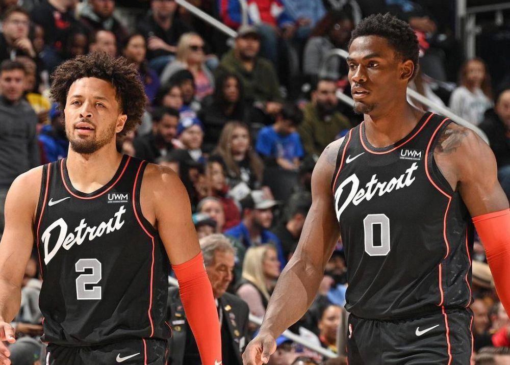 Cade Cunningham dan Jalen Duren. (instagram.com/detroitpistons)