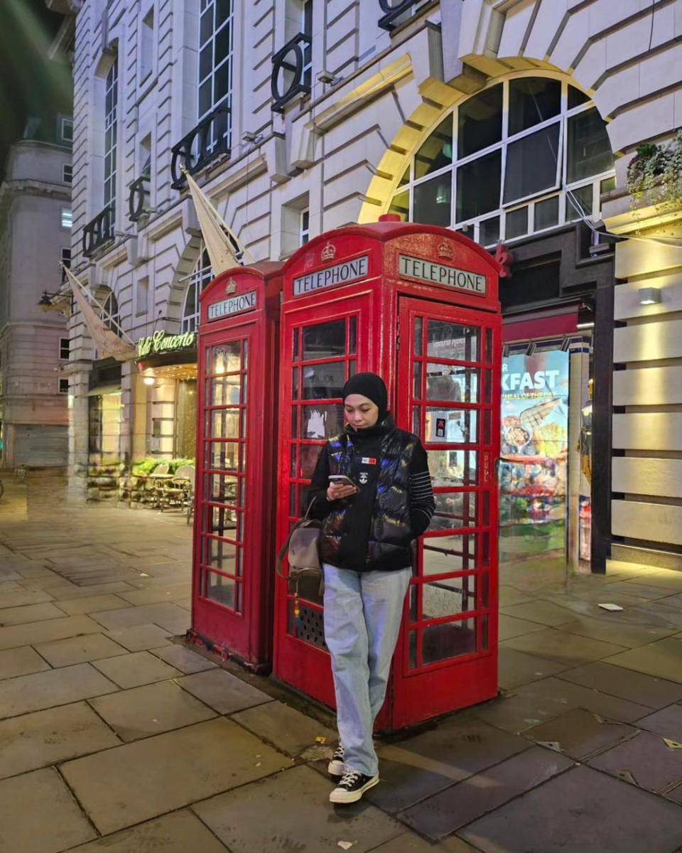 potret Dian Ayu Lestari di London (instagram.com/dianayulestari)