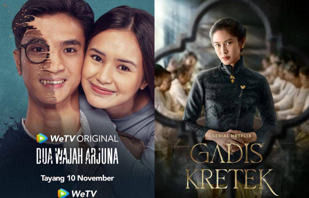 Web series November 2023 (dok. MD Entertainment / Dua Wajah Arjuna | dok. BASE Entertainment / Gadis Kretek)