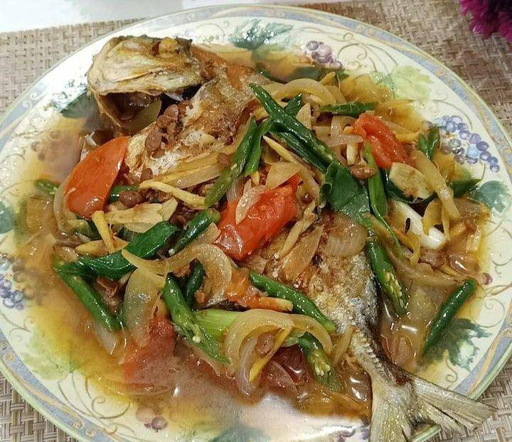 Ilustrasi ikan kuwe masak tauco (instagram.com/medianalili)
