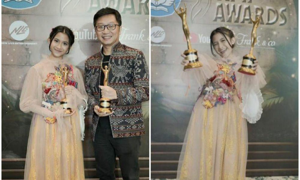 9 Potret Quinn Salman di AMI Awards 2023