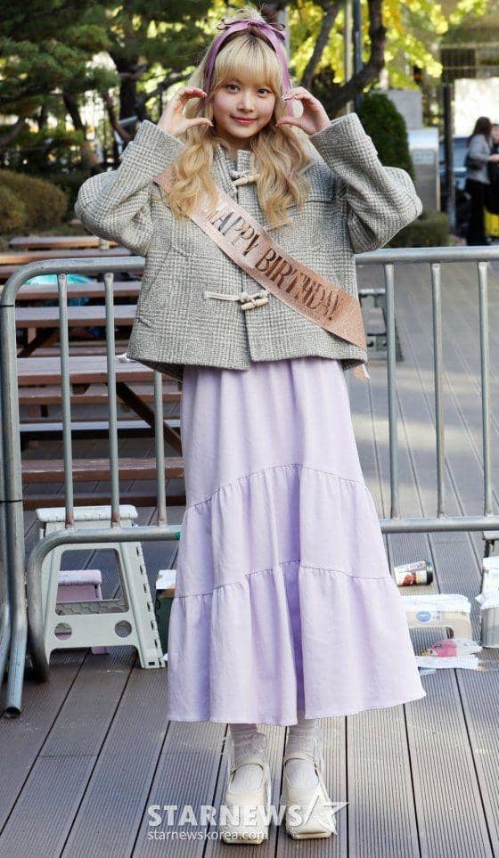 Eunchae LE SSERAFIM (m.news.nate.com/Lim Sung Kyun)