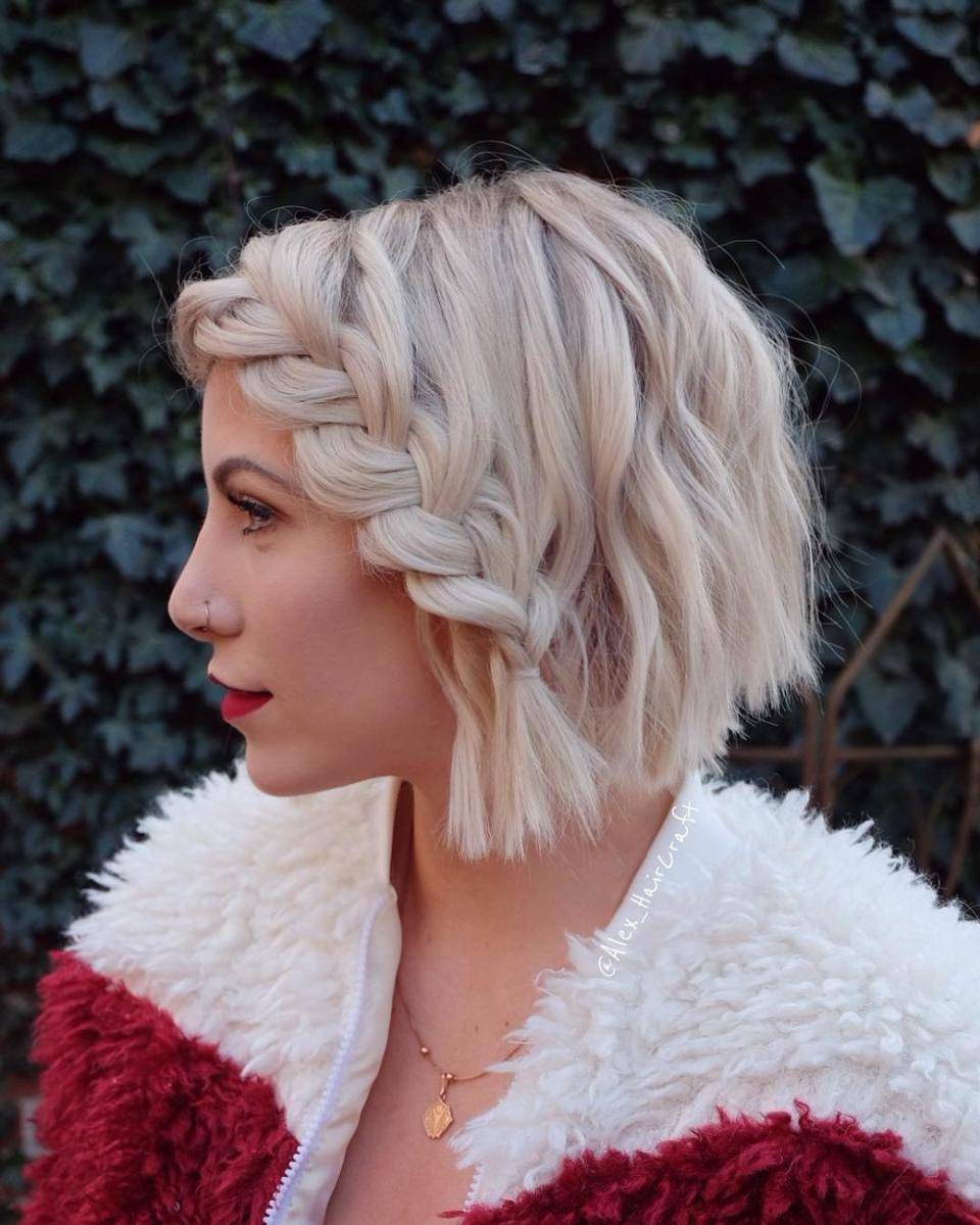 Rambut pendek kepang. (instagram.com/alex_haircraft)