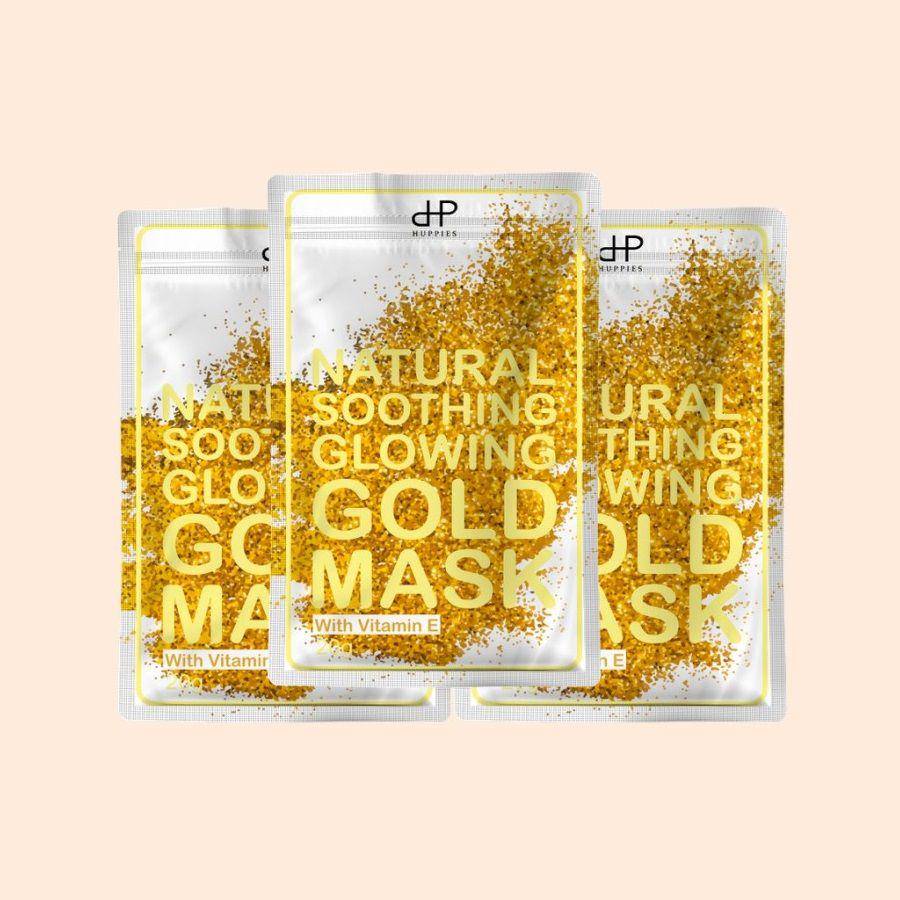 Huppies Natural Soothing Glowing Gold Masker. (dok. Huppies)