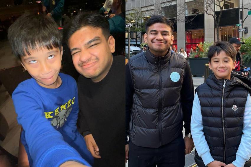 potret akrab Rafathar dan Fadil Jaidi di Amerika (instagram.com/fadiljaidi)