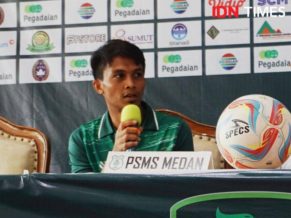 Bek PSMS Kurniawan Karman (IDN Times/Doni Hermawan)