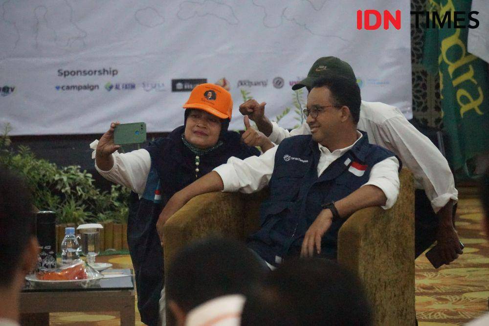 Founder TurunTangan dan Calon Presiden, Anies Baswedan. (IDN Times/Herlambang Jati Kusumo)