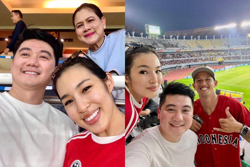 7 Potret Chef Arnold Nonton Piala Dunia U-17, Bertemu Banyak Pesohor!