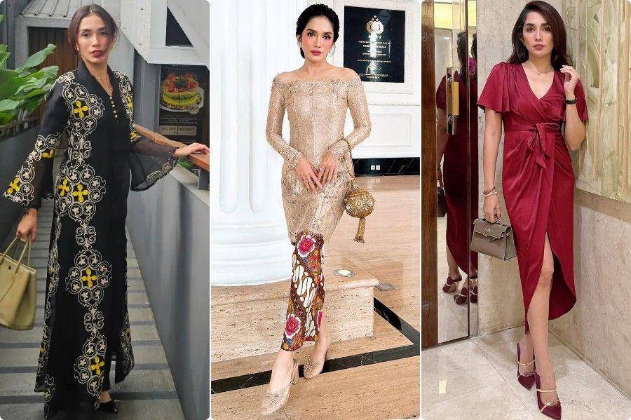 Baju pesta glamor Ussy Sulistiawaty (instagram.com/ussypratama)