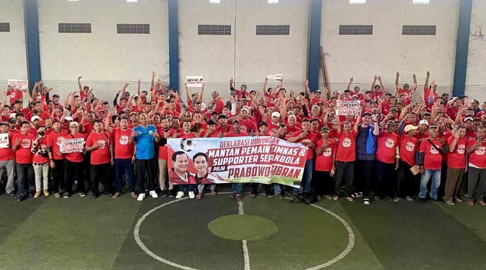 Pecinta Sepak Bola Jawa Timur Deklarasi Dukung Prabowo-Gibran