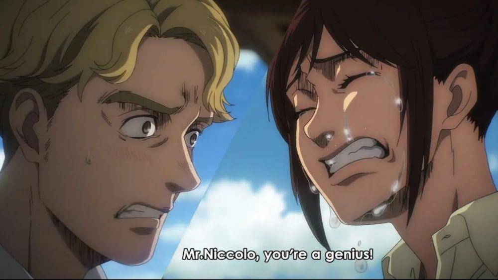 Niccolo dan Sasha (dok. MAPPA/Attack on Titan)