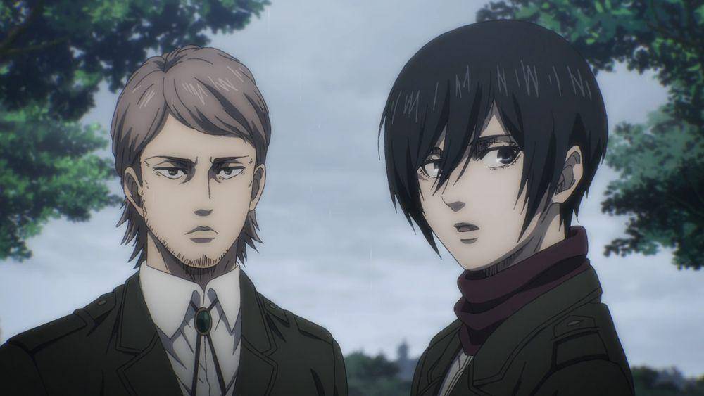 Jean dan Mikasa (dok. MAPPA/Attack on Titan)