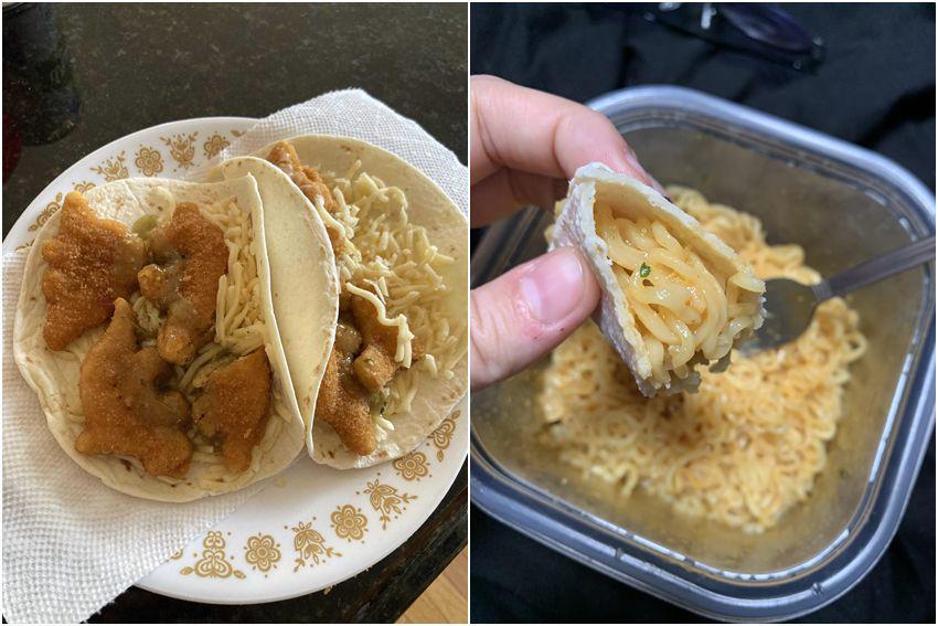 9 Potret Taco dengan Isian Nyentrik, Pakai Nugget Dinosaurus?