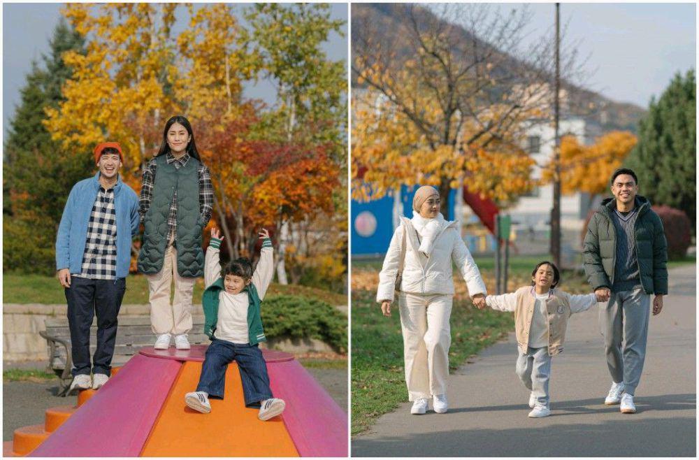 10 Photoshoot Seleb saat Musim Gugur di Luar Negeri, Indah!