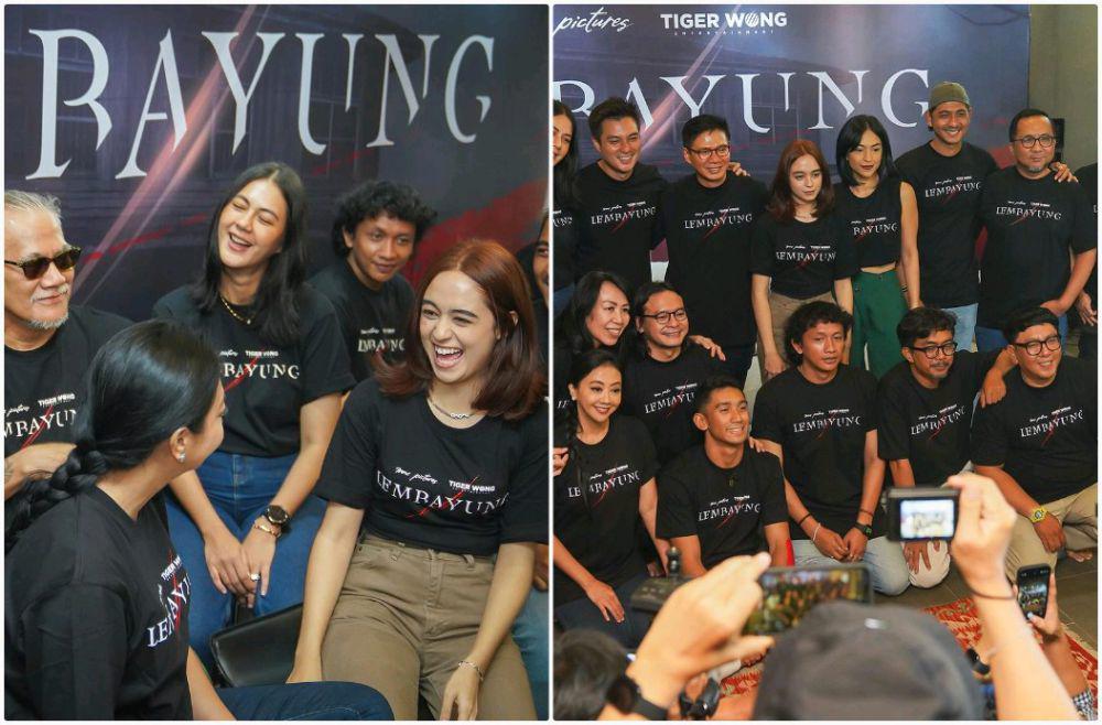 10 Potret Konferensi Pers Film Lembayung, Ada Arya Saloka!