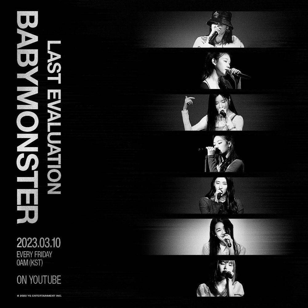 poster Last Evaluation BABYMONSTER (instagram.com/babymonster_ygofficial)