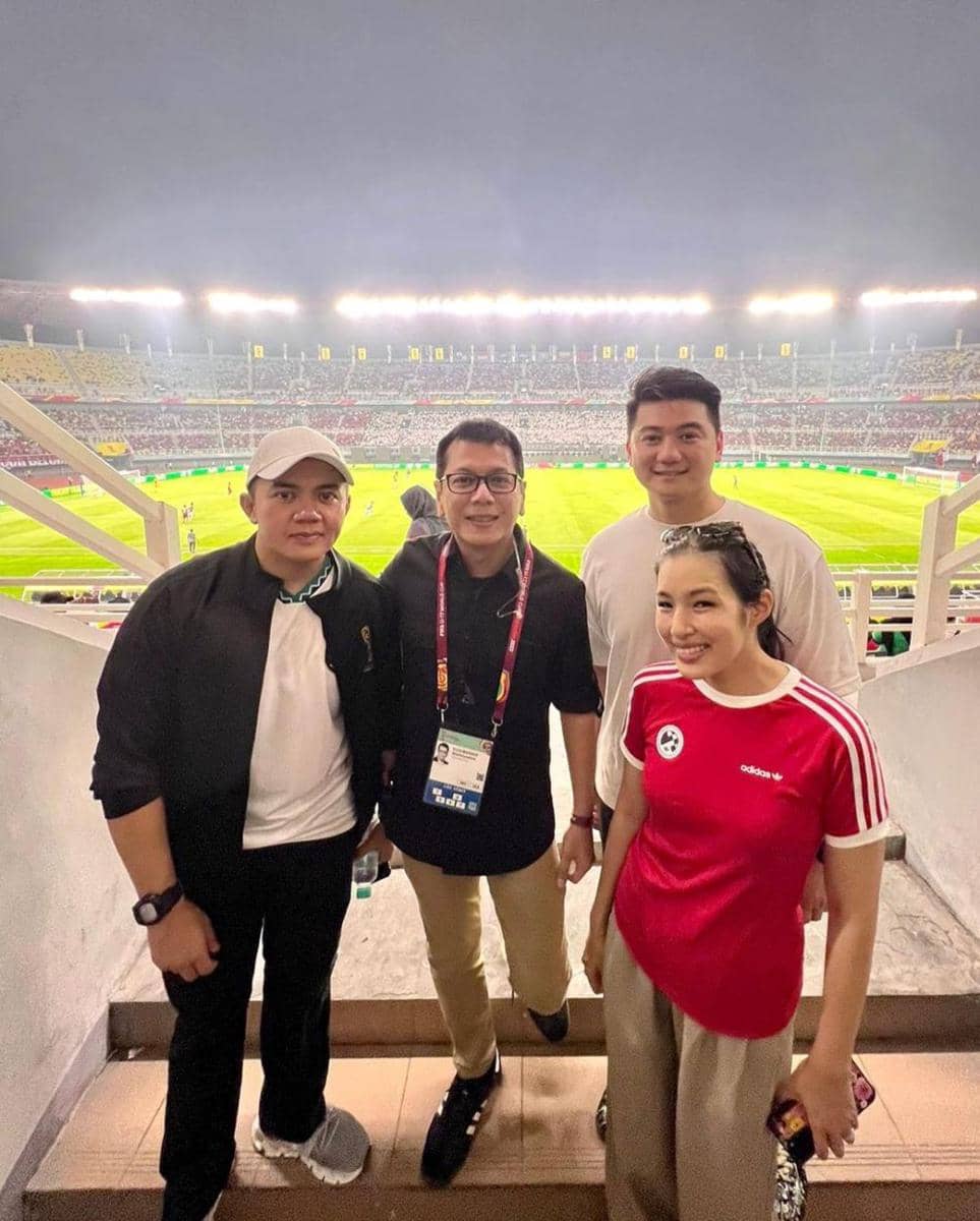 potret Arnold Poernomo nonton Piala Dunia U-17 (instagram.com/tiffanysoetanto)