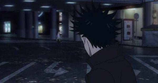 Reaksi Megumi saat melihat pergerakan kilat Toji ( Dok. Mappa / Jujutsu Kaisen 2 )