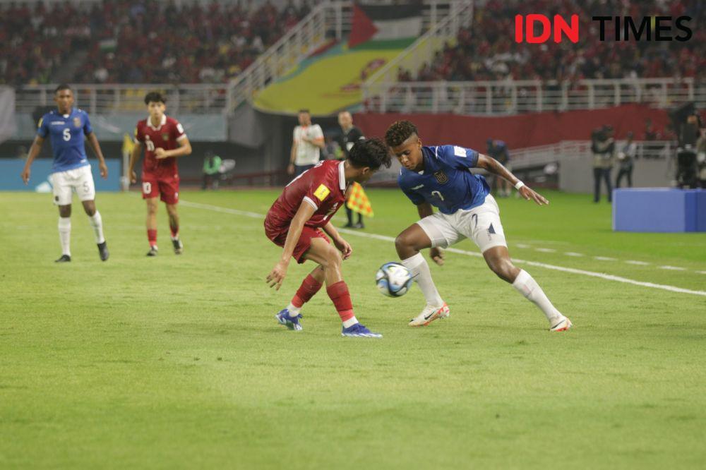 Potret Timnas U-17 Cetak Sejarah Raih Poin Perdana di Piala Dunia 2023
