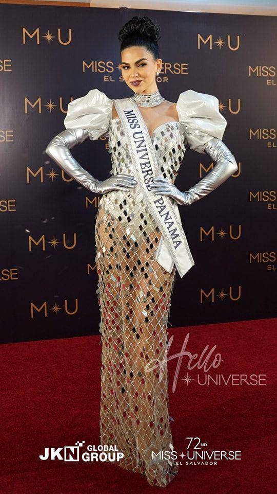 Potret Finalis Amerika Latin di Welcome Dinner Miss Universe 2023 (Facebook.com/Hello Universe)