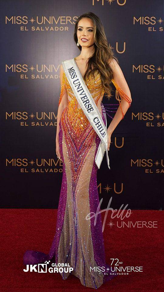 Potret Finalis Amerika Latin di Welcome Dinner Miss Universe 2023 (Facebook.com/Hello Universe)