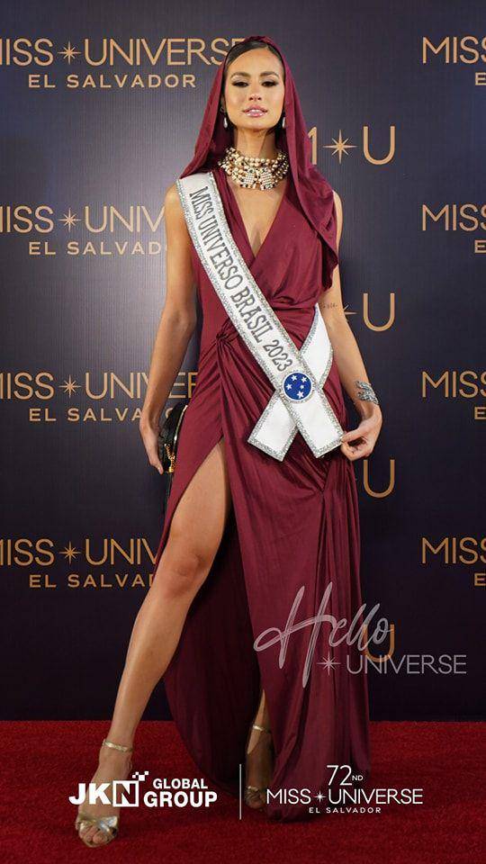 Potret Finalis Amerika Latin di Welcome Dinner Miss Universe 2023 (Facebook.com/Hello Universe)
