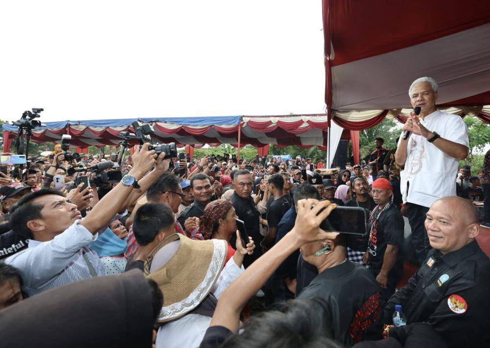 Ganjar Pranowo di Kabupaten Deli Serdang, Sumatra Utara (IDN Times/Istimewa)