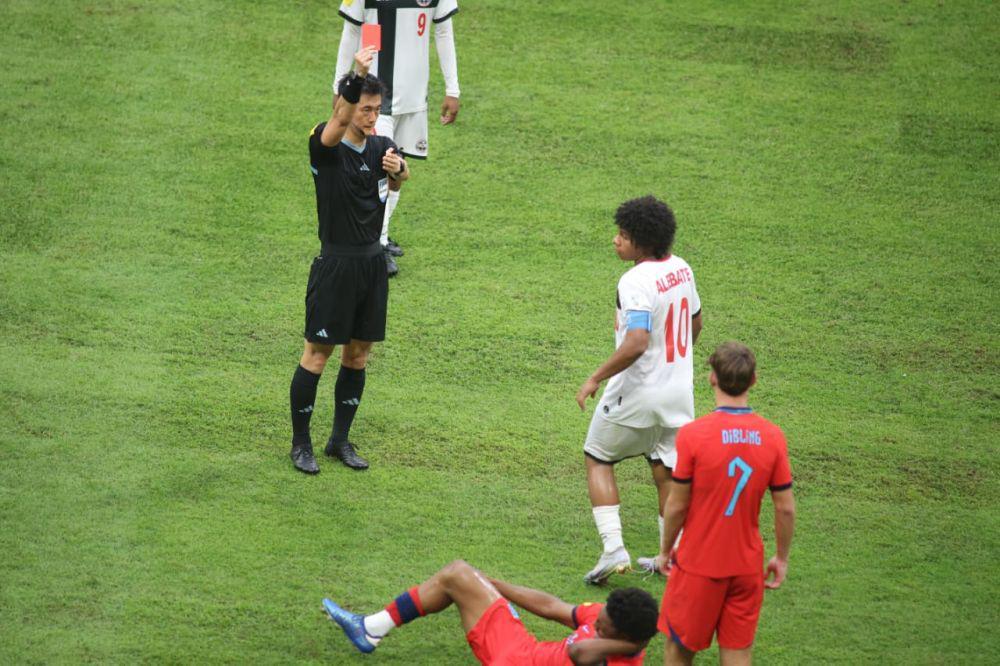 Inggris U-17 gilas Kaledonia Baru U-17 dengan skor 10-0, di JIS pada Sabtu (11/11/2023). (Dok. LOC).