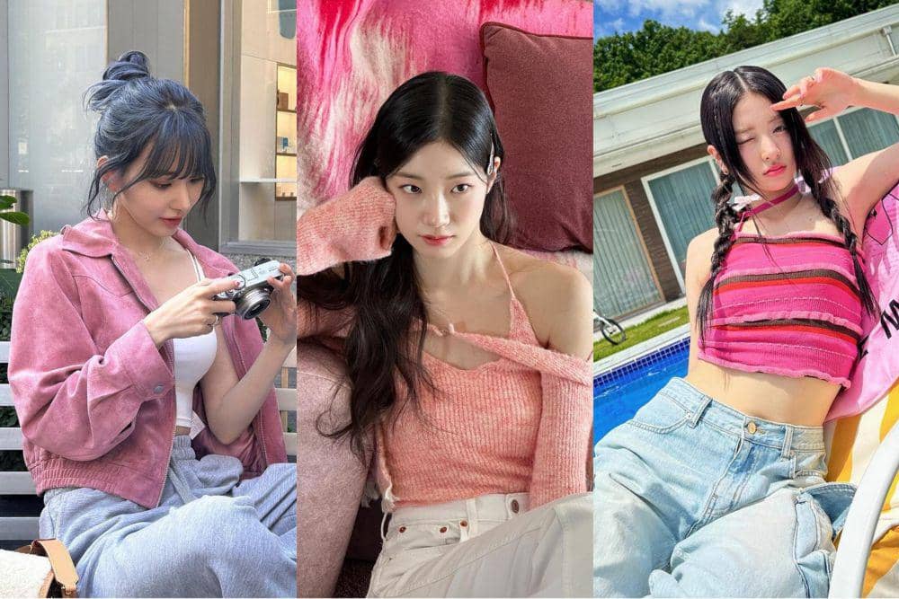 10 Ide OOTD Nuansa Pink ala Member LE SSERAFIM, Manis Banget!