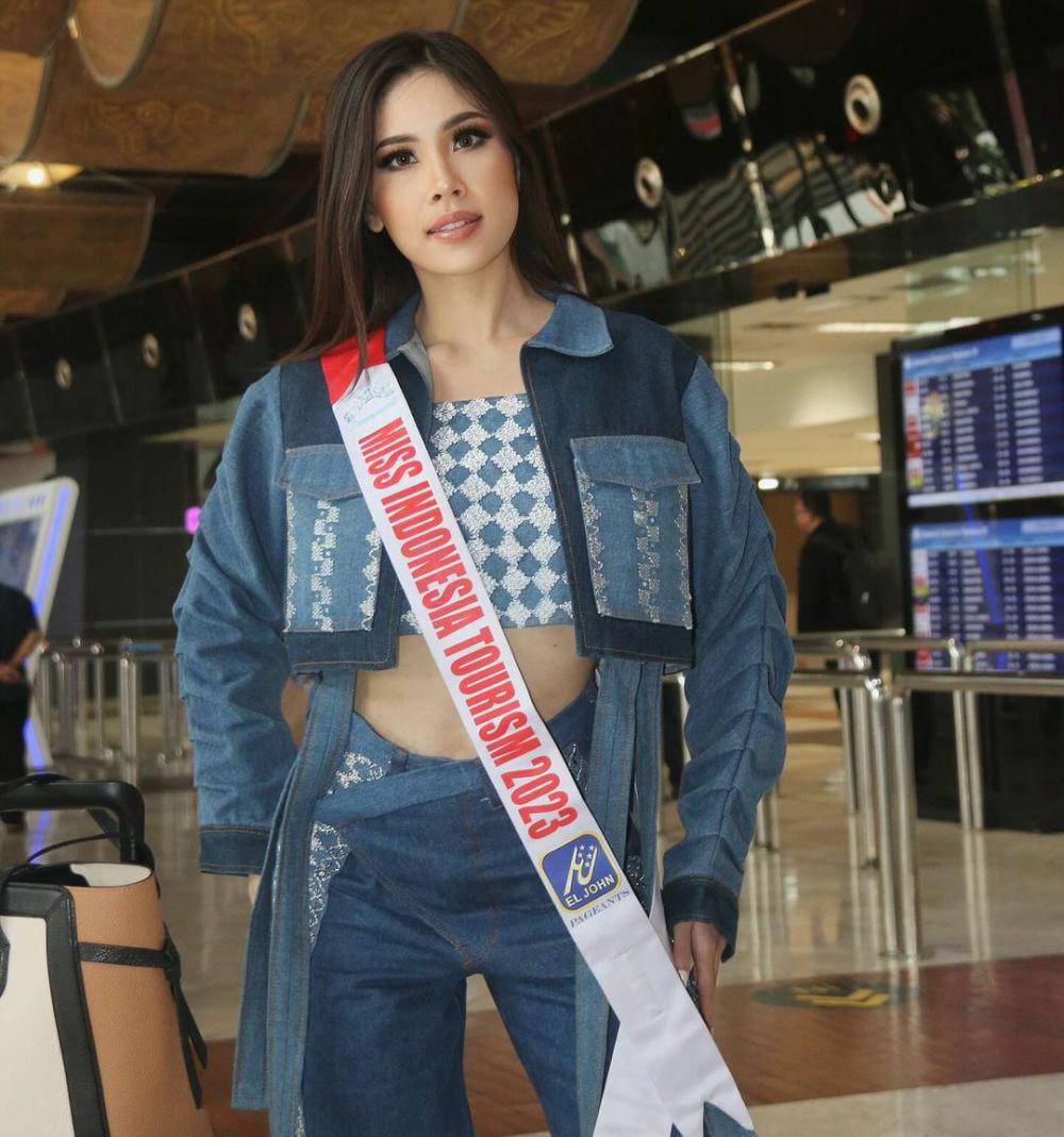 Potret Wakil Indonesia Berangkat ke Miss Tourism International 2023 (Instagram.com/tania.saputra)