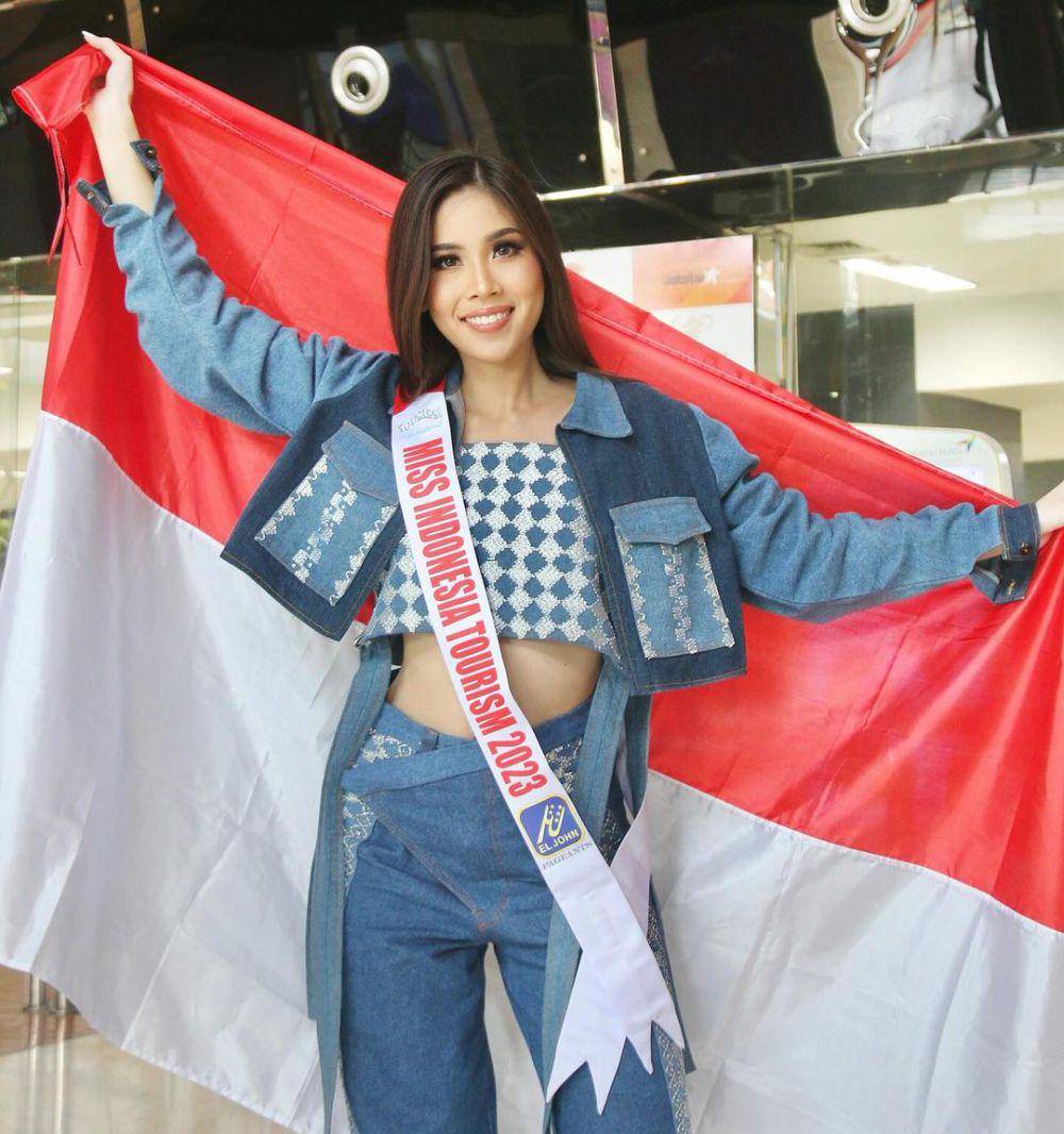 Potret Wakil Indonesia Berangkat ke Miss Tourism International 2023 (Instagram.com/tania.saputra)