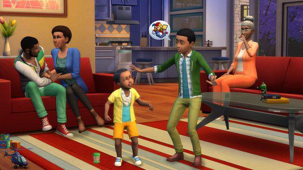 para Sim ketika bersosialisasi (dok. EA/The Sims 4)