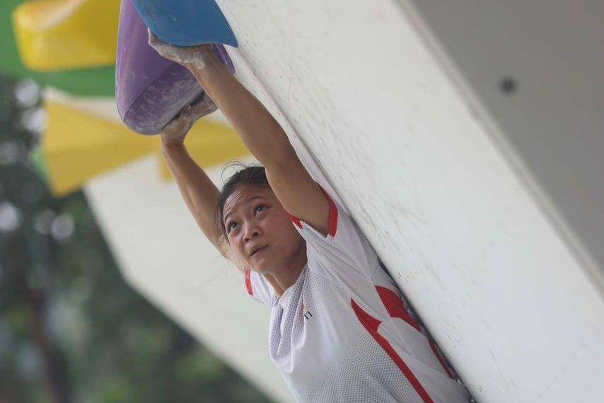 Sukma Lintang Cahyani di final Asian Qualifier 2023 (dok.FPTI/Hendra Nurdiansyah)