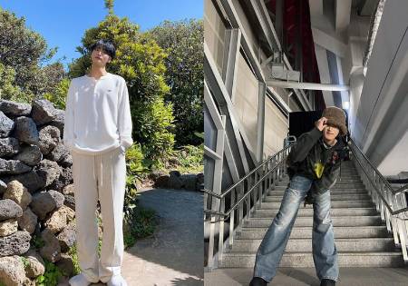 outfit oversize ala member ATEEZ (instagram.com/ateez_official_)