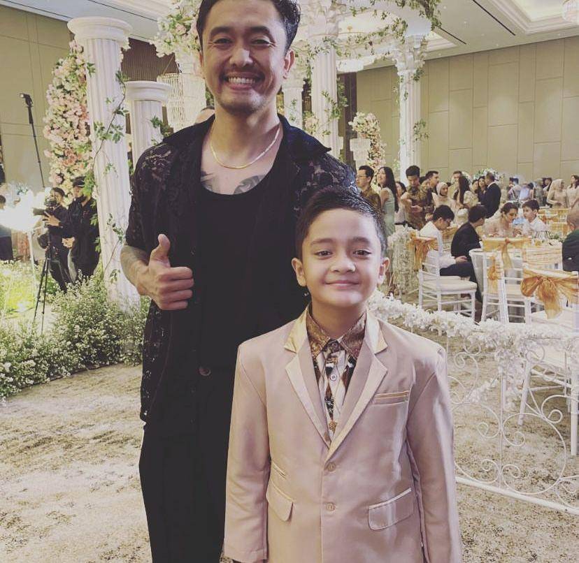 potret artis yang hadir di resepsi pernikahan Jharna Bhagwani dan Husein Nasimov (Instagram.com/zidane_fahleviirtafaiz)