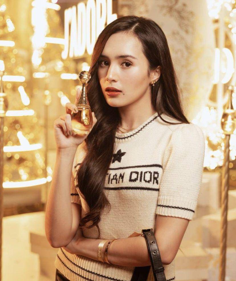 potret Beby Tsabina di event Dior di Singapura (Instagram.com/bebytsabina)