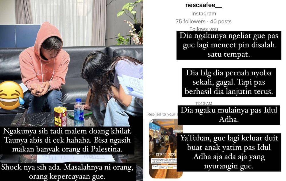 kronologi uang Awkarin digasak oleh asisten kesayangannya hingga ratusan juta (Instagram.com/narinkovilda)