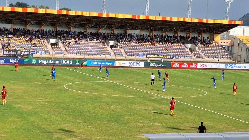 Babak Pertama, PSPS Riau Unggul Sementara 1-0 atas PSDS Deli Serdang