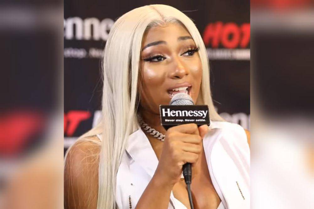Megan Thee Stallion diwawancarai saat Birthday Bash ATL pada Juni 2019. (commons.wikimedia.org/HOTSPOTATL)
