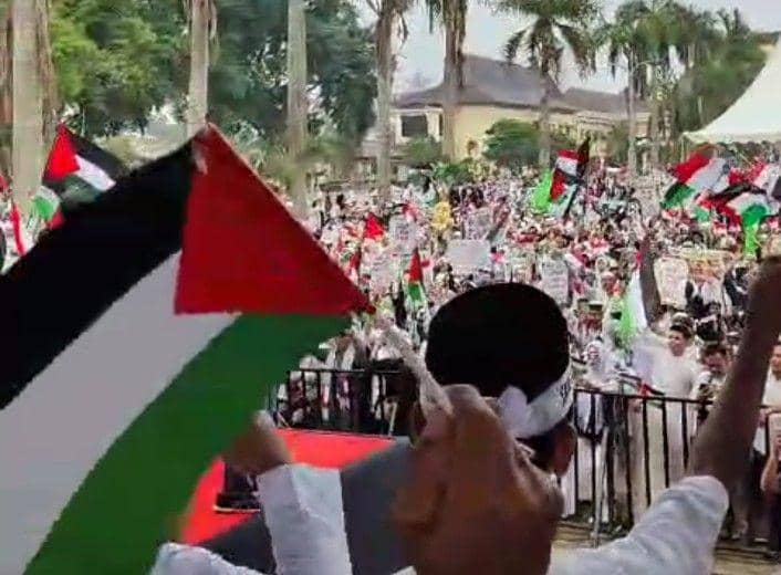 10 Ribu Warga Palembang Ikut Aksi Bela Palestina (IDN Times/Istimewa)