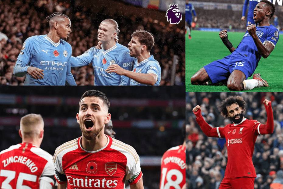 Selebrasi gol pemain Liga Inggris di Pekan 12 (twitter.com/premierleague)