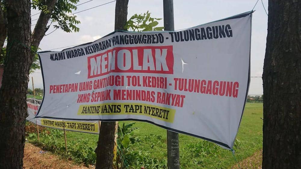 Sebagian Pemilik Lahan Terdampak Tol Tulungagung Terima Ganti Rugi