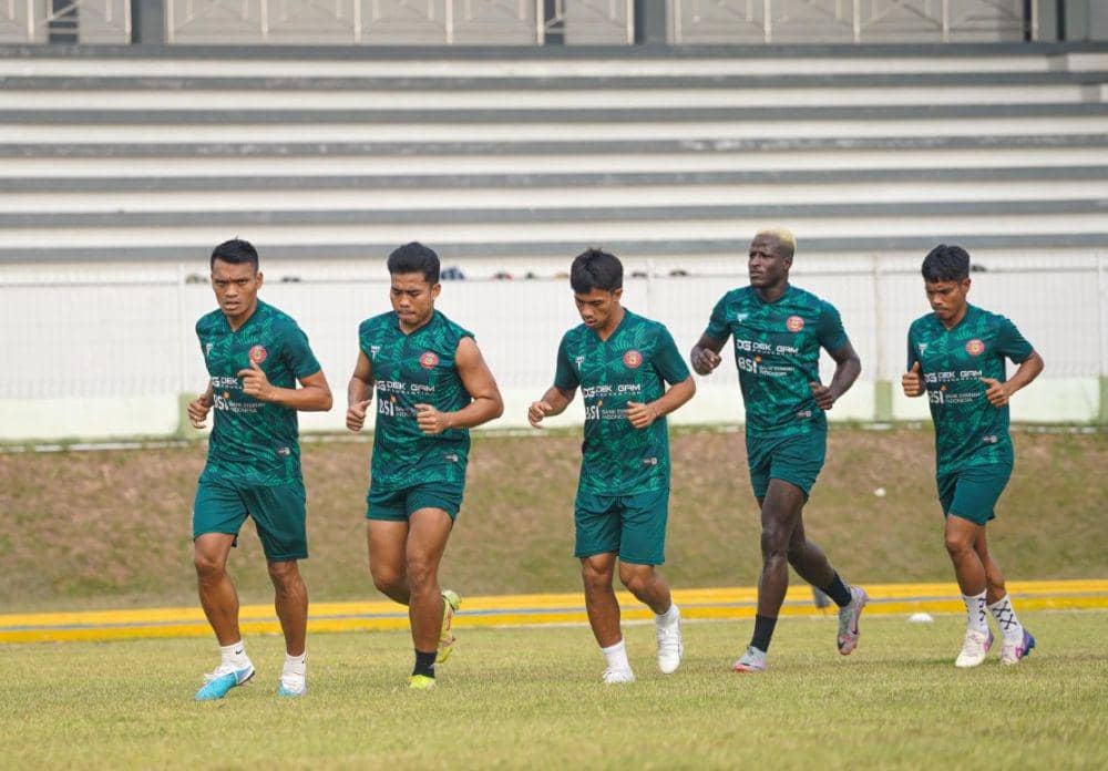 Para pemain Persiraja Banda Aceh sedang latihan. (Dokumentasi Media Official Persiraja Banda Aceh untuk IDN Times)
