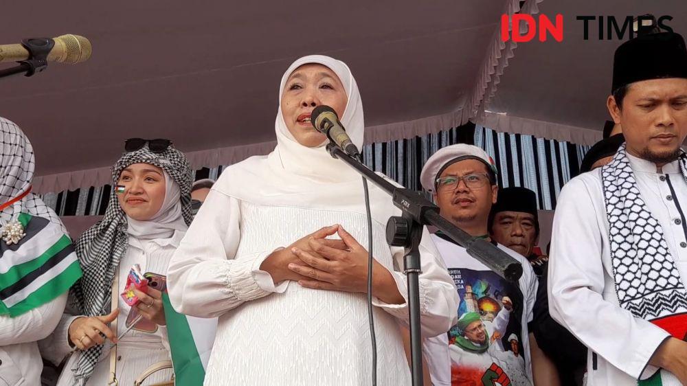 Pekik Merdeka Palestina! dari Khofifah