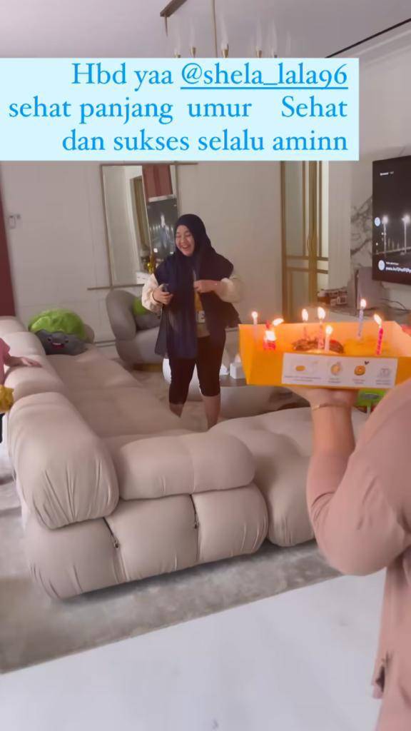 ulang tahun Mbak Lala (Instagram.com/Shela_lala96)