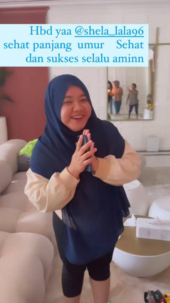 ulang tahun Mbak Lala (Instagram.com/Shela_lala96)