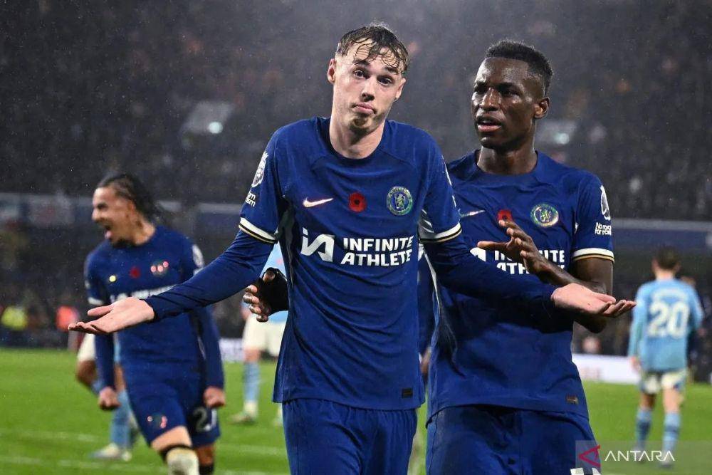 Chelsea berhadapan dengan Manchester City. (ANTARA FOTO/REUTERS/Dylan Martinez)