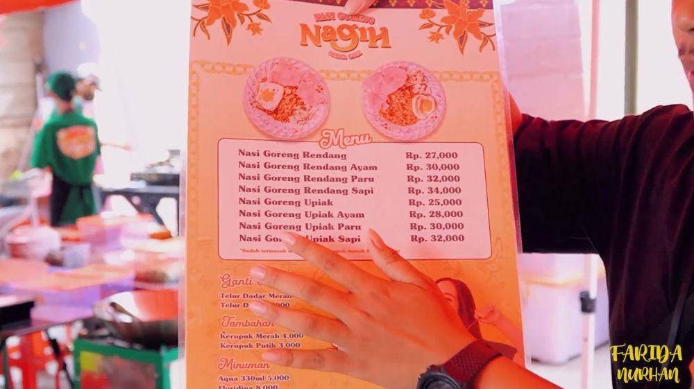 warung nasi goreng Nagita (YouTube.com/Farida Nurhan)