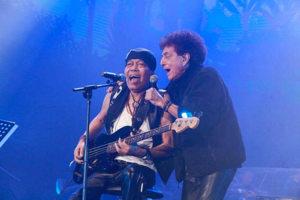 Konser bertajuk Indofood presents God Bless Konser Emas 50 Tahun with Tohpati Orchestra. (Sok. Istimewa)